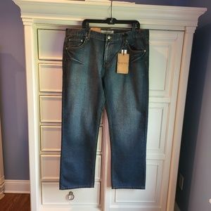 NWT Blue Rag Mens Jeans Size 40x30 Slim Straight Blue